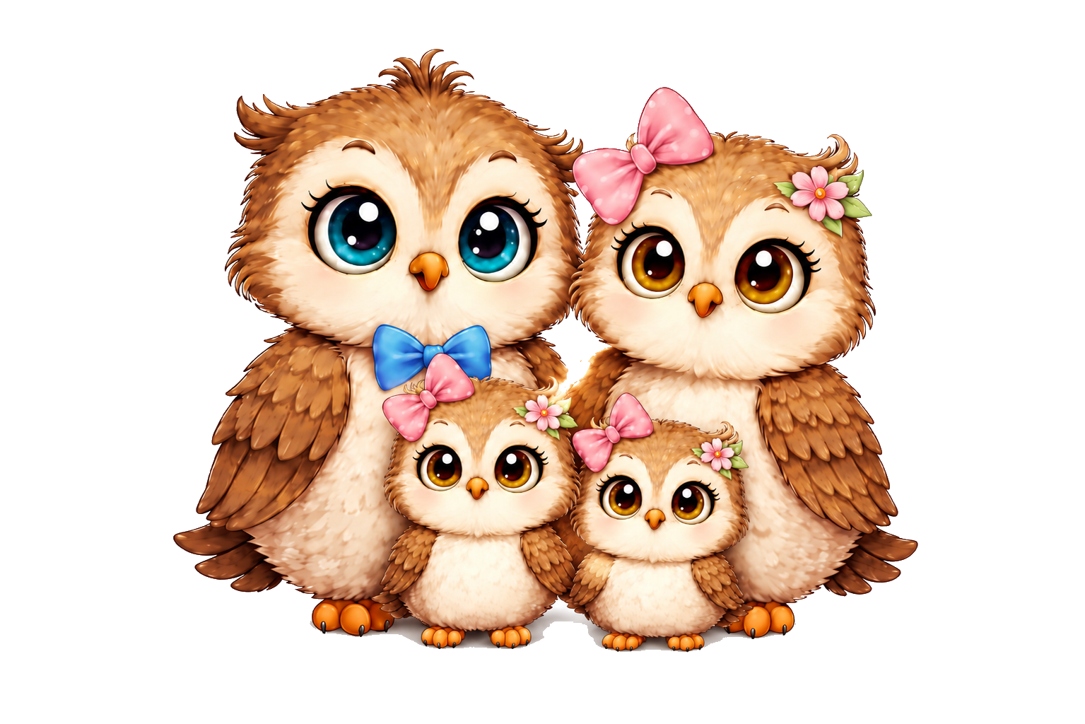 The Hootersons owl family